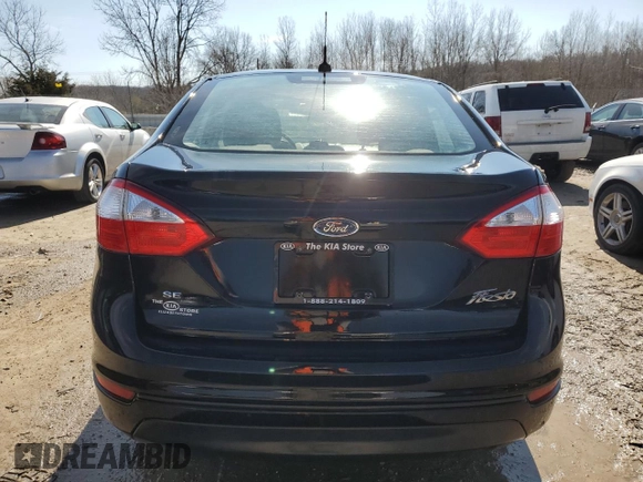 2017 Ford Fiesta SE with VIN 3FADP4BJ7HM147215, listed as a Copart auction lot 46609685 with 119,980 mi miles and Salvage Title. Bid and sale history available at DreamBid. Image 6.