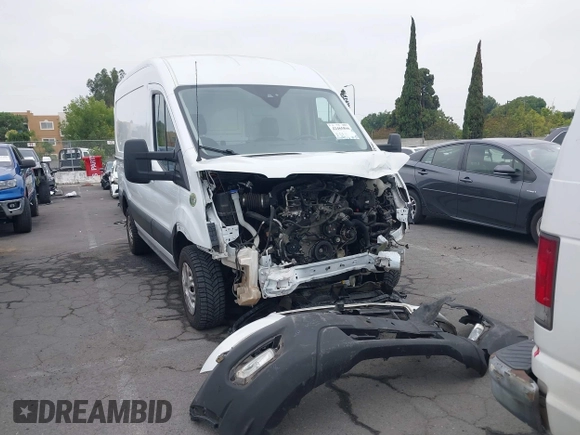 2023 Ford Transit Cargo with VIN 1FTBR1C86PKA02758, listed as a IAAI auction lot 42465866 with 33,095 mi miles and . Bid and sale history available at DreamBid. Image 13.