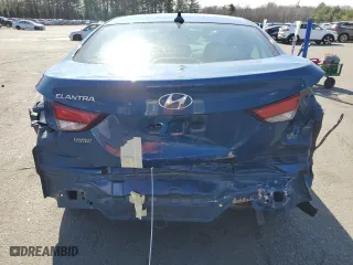 2014 Hyundai Elantra SE with VIN KMHDH4AE0EU053966, listed as a Copart auction lot 47982645 with 104,330 mi miles and Salvage Title. Bid and sale history available at carsss.com. Image 6.