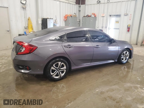 2017 Honda Civic Sedan LX with VIN 19XFC2F53HE212863, listed as a Copart auction lot 44610035 with 103,360 mi miles and Salvage Title. Bid and sale history available at carsss.com. Image 3.