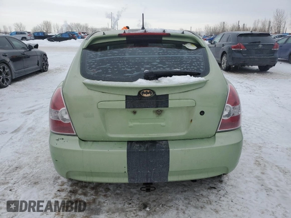 2010 Hyundai Accent L with VIN KMHCN3BC2AU166579, listed as a Copart auction lot 45977305 with 326,884 mi miles and Salvage Title. Bid and sale history available at carsss.com. Image 6.