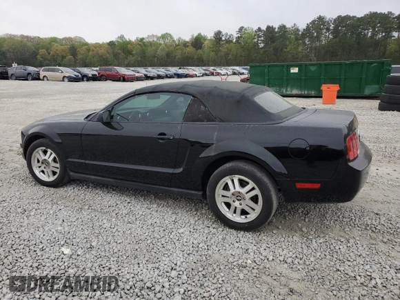 2007 Ford Mustang Deluxe with VIN 1ZVFT84N375281260, listed as a Copart auction lot 51205445 with 274,807 mi miles and Salvage Title. Bid and sale history available at carsss.com. Image 2.