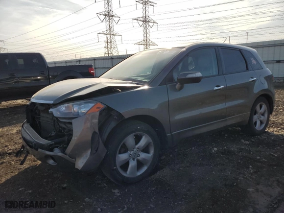2008 Acura RDX Tech Pkg with VIN 5J8TB18598A000017, listed as a Copart auction lot 48801195 with 138,567 mi miles and Salvage Title. Bid and sale history available at carsss.com. Image 1.
