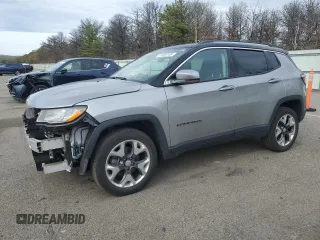 2020 Jeep Compass Limited with VIN 3C4NJDCB3LT137979, listed as a Copart auction lot 51939195 with 26,659 mi miles and Salvage Title. Bid and sale history available at carsss.com. Image 1.