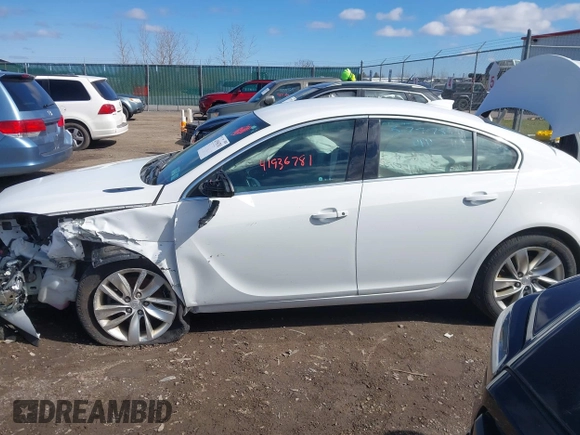 2016 Buick Regal with VIN 2G4GL5EX2G9167996, listed as a IAAI auction lot 41936781 with 146,876 mi miles and . Bid and sale history available at DreamBid. Image 14.