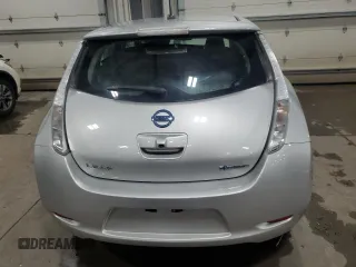 2017 Nissan LEAF S with VIN 1N4BZ0CP2HC306012, listed as a Copart auction lot 86767614 with 42,666 mi miles and Salvage Title. Bid and sale history available at carsss.com. Image 6.