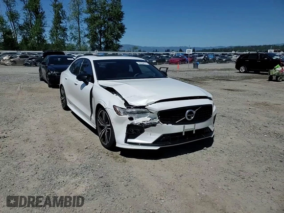 2019 Volvo S60 R-Design with VIN 7JRA22TM6KG013047, listed as a Copart auction lot 58255674 with 35,270 mi miles and Salvage Title. Bid and sale history available at carsss.com. Image 11.