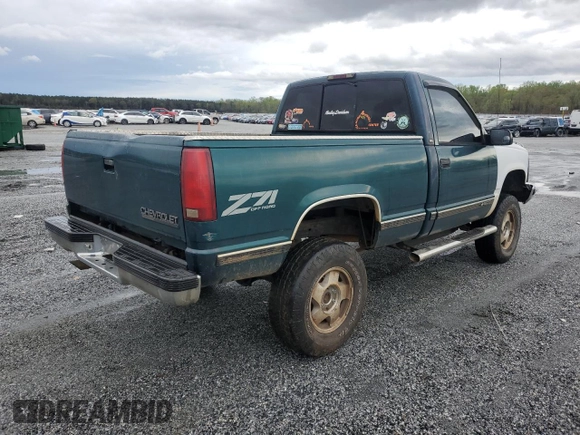 1998 Chevrolet Silverado 1500 with VIN 1GCEK14R0WZ137636, listed as a Copart auction lot 50781335 with 276,184 mi miles and Salvage Title. Bid and sale history available at DreamBid. Image 3.