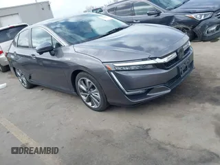 2019 Honda Clarity Plug-In Hybrid with VIN JHMZC5F18KC006818, listed as a IAAI auction lot 41905854 with 85,135 mi miles. Bid and sale history available at carsss.com. Image 1.