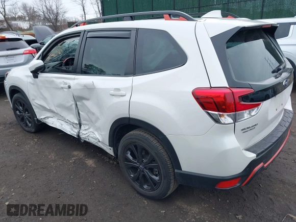 2023 Subaru Forester Sport with VIN JF2SKAJC5PH431447, listed as a IAAI auction lot 41584038 with 14,931 mi miles. Bid and sale history available at carsss.com. Image 3.