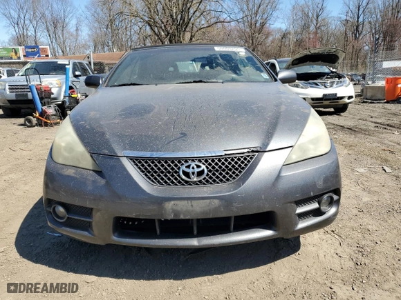2007 Toyota Camry Solara SE with VIN 4T1FA38P87U129855, listed as a Copart auction lot 50000295 with 0 mi miles and Salvage Title. Bid and sale history available at carsss.com. Image 5.