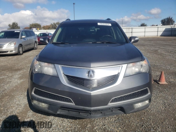 2010 Acura MDX Advance with VIN 2HNYD2H50AH529345, listed as a Copart auction lot 78593954 with 207,962 mi miles and Clean Title. Bid and sale history available at DreamBid. Image 5.