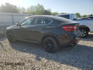 2016 BMW X6 xDrive35i with VIN 5UXKU2C59G0N83077, listed as a Copart auction lot 51334615 with 43,367 mi miles and Salvage Title. Bid and sale history available at carsss.com. Image 2.