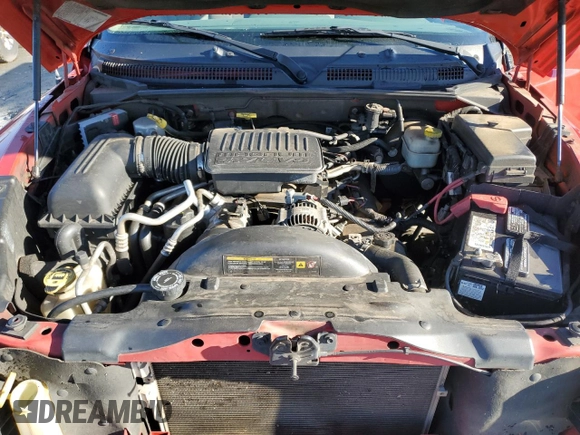 2005 Dodge Dakota SLT with VIN 1D7HE48N85S365376, listed as a Copart auction lot 43654885 with 182,708 mi miles and Salvage Title. Bid and sale history available at DreamBid. Image 11.