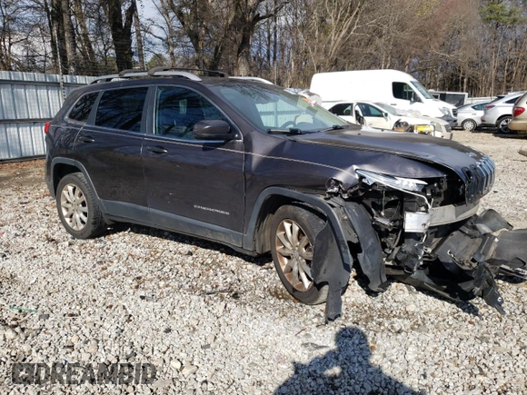 2017 Jeep Cherokee Limited with VIN 1C4PJLDB6HW572014, listed as a Copart auction lot 48350605 with 156,963 mi miles and Salvage Title. Bid and sale history available at carsss.com. Image 4.