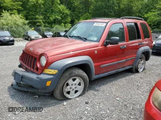 2006 Jeep Liberty Sport z VIN 1J4GL48K46W206294, wystawiony jako Copart lot #58943105 z przebiegiem 217 746 mil mil oraz Szkoda całkowita • Salvage title. Historia ofert i sprzedaży dostępna na DreamBid. Obrazek 1.