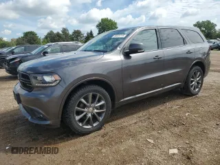 2017 Dodge Durango GT with VIN 1C4RDJDG7HC896946, listed as a Copart auction lot 58424715 with 109,644 mi miles and Salvage title. Bid and sale history available at DreamBid. Image 1.