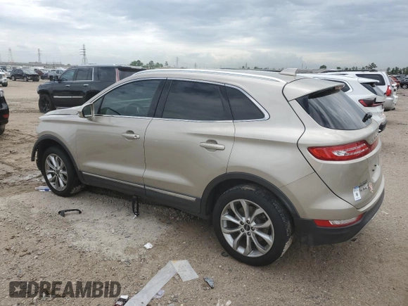 2015 Lincoln MKC with VIN 5LMCJ1A95FUJ42853, listed as a Copart auction lot 50466055 with 39,908 mi miles and Salvage Title. Bid and sale history available at DreamBid. Image 2.
