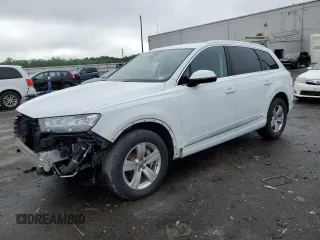 2019 Audi Q7 Premium Plus with VIN WA1LHAF79KD024240, listed as a Copart auction lot 57063645 with 77,844 mi miles and Salvage title. Bid and sale history available at DreamBid. Image 1.
