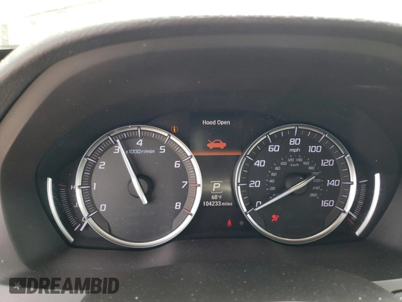 2018 Acura MDX with VIN 5J8YD3H38JL008775, listed as a Copart auction lot 54273925 with 104,233 mi miles and Salvage title. Bid and sale history available at DreamBid. Image 9.