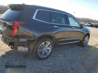 2020 Cadillac XT6 FWD Premium Luxury with VIN 1GYKPERS2LZ235113, listed as a Copart auction lot 87090074 with 43,358 mi miles and Salvage Title. Bid and sale history available at carsss.com. Image 3.