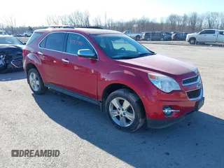 2015 Chevrolet Equinox LT with VIN 2GNFLGEK8F6214973, listed as a IAAI auction lot 41725981 with 133,956 mi miles. Bid and sale history available at carsss.com. Image 1.