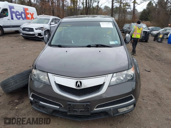 2012 Acura MDX Tech Pkg with VIN 2HNYD2H35CH520397, listed as a IAAI auction lot 41714981 with 100,566 mi miles. Bid and sale history available at carsss.com. Image 12.