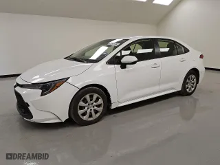 2020 Toyota Corolla LE with VIN JTDEPRAE3LJ096950, listed as a Copart auction lot 49212875 with 91,916 mi miles and Clean Title. Bid and sale history available at carsss.com. Image 1.