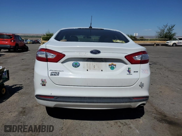 2016 Ford Fusion SE with VIN 3FA6P0H71GR175476, listed as a Copart auction lot 83349794 with 102,160 mi miles and Salvage title. Bid and sale history available at DreamBid. Image 6.