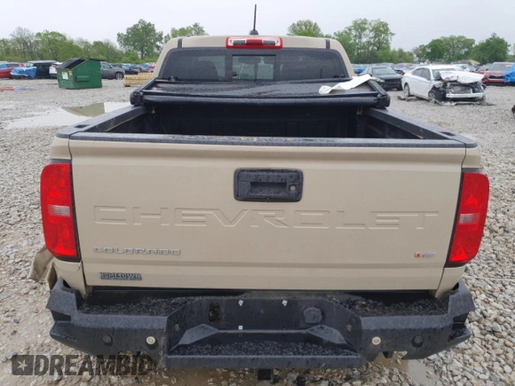 2022 Chevrolet Colorado 4WD Z71 z VIN 1GCGTDEN3N1249041, wystawiony jako Copart lot #55958245 z przebiegiem 67 725 mil mil oraz Szkoda całkowita • Salvage title. Historia ofert i sprzedaży dostępna na DreamBid. Obrazek 6.
