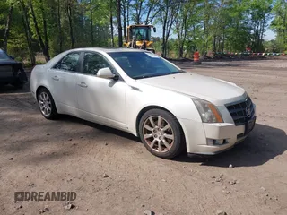 2008 Cadillac CTS RWD w/1SA with VIN 1G6DM577280124856, listed as a IAAI auction lot 42119454 with 156,884 mi miles. Bid and sale history available at carsss.com. Image 1.