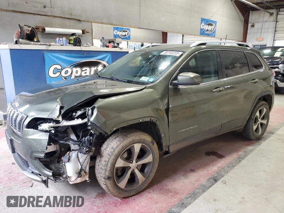 2020 Jeep Cherokee Limited z VIN 1C4PJMDN8LD539794, wystawiony jako Copart lot #58744205 z przebiegiem 57 818 mil mil oraz Szkoda całkowita • Salvage title. Historia ofert i sprzedaży dostępna na DreamBid. Obrazek 1.