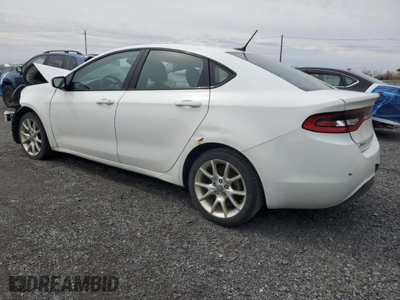 2013 Dodge Dart Rallye with VIN 1C3CDFBAXDD291331, listed as a Copart auction lot 53439395 with 282,305 mi miles and Salvage Title. Bid and sale history available at carsss.com. Image 2.