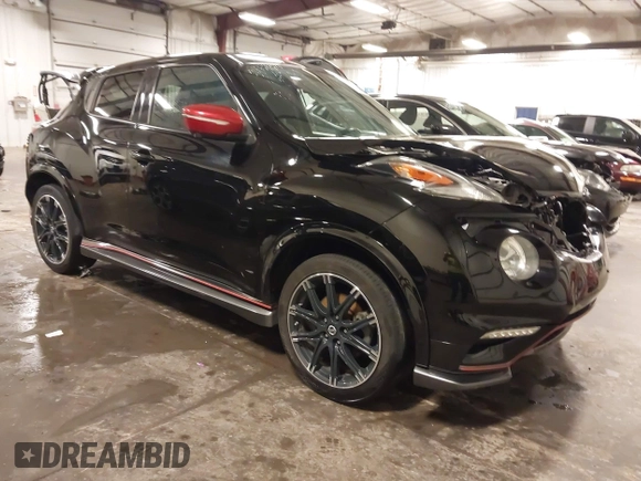 2015 Nissan Juke S with VIN JN8AF5MV8FT561077, listed as a IAAI auction lot 42041863 with 80,032 mi miles and . Bid and sale history available at carsss.com. Image 1.
