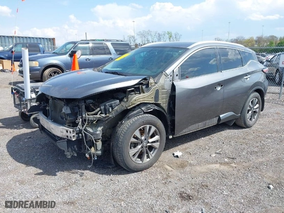 2016 Nissan Murano Platinum with VIN 5N1AZ2MG9GN118893, listed as a IAAI auction lot 41995951 with 163,885 mi miles. Bid and sale history available at carsss.com. Image 2.