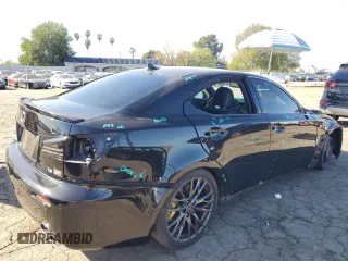 2010 Lexus IS F F with VIN JTHBP5C29A5007272, listed as a Copart auction lot 45178325 with 159,899 mi miles and Salvage Title. Bid and sale history available at DreamBid. Image 3.