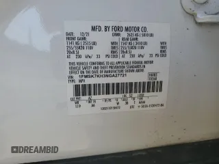2022 Ford Explorer ST-Line with VIN 1FMSK7KH3NGA27721, listed as a Copart auction lot 53097085 with 42,555 mi miles and Salvage Title. Bid and sale history available at carsss.com. Image 15.