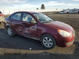 2006 Hyundai Accent GLS with VIN KMHCN46C86U047524, listed as a Copart auction lot 47071055 with 116,918 mi miles and Salvage Title. Bid and sale history available at carsss.com. Image 4.