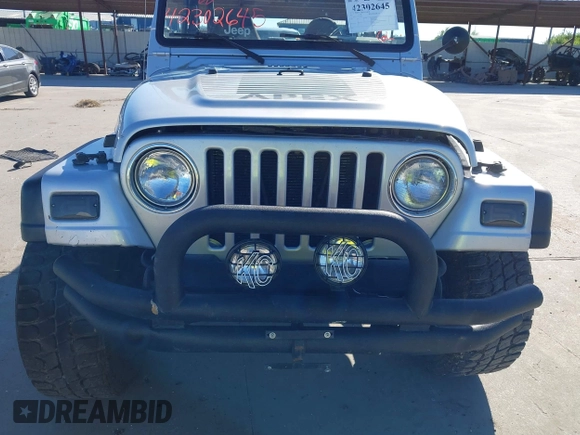 2002 Jeep Wrangler X with VIN 1J4FA39S42P763835, listed as a IAAI auction lot 42302645 with 233,634 mi miles and . Bid and sale history available at DreamBid. Image 20.