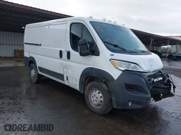 2023 Ram ProMaster Cargo with VIN 3C6LRVAGXPE583679, listed as a IAAI auction lot 41915002 with 44,644 mi miles and . Bid and sale history available at DreamBid. Image 1.