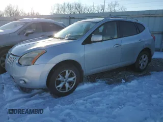 2008 Nissan Rogue S with VIN JN8AS58V28W409724, listed as a Copart auction lot 87727755 with 178,387 mi miles and Salvage Title. Bid and sale history available at DreamBid. Image 1.