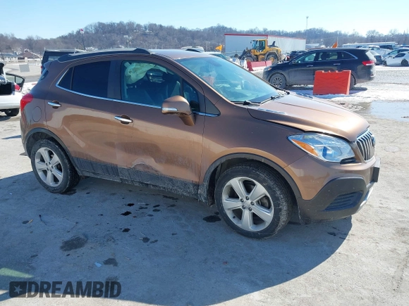 2016 Buick Encore with VIN KL4CJASB3GB588662, listed as a IAAI auction lot 41630145 with 120,332 mi miles. Bid and sale history available at carsss.com. Image 1.