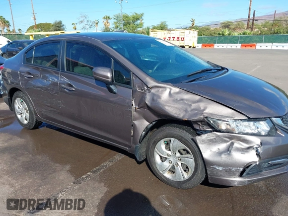 2015 Honda Civic LX with VIN 2HGFB2F54FH521831, listed as a IAAI auction lot 41378803 with 46,226 mi miles and . Bid and sale history available at DreamBid. Image 6.
