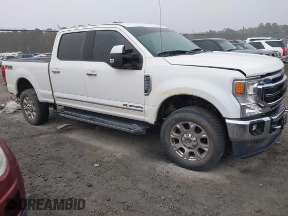 2021 Ford F-250 XL with VIN 1FT7W2BT1MEC92685, listed as a IAAI auction lot 41686482 with 54,639 mi miles and . Bid and sale history available at DreamBid. Image 1.