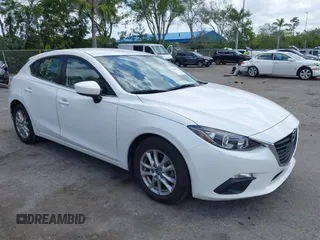 2016 Mazda 3 i Sport with VIN JM1BM1K70G1326608, listed as a IAAI auction lot 42064574 with 34,219 mi miles and . Bid and sale history available at DreamBid. Image 1.