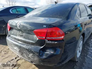 2012 Volkswagen Passat SE w/Sunroof with VIN 1VWBP7A31CC077742, listed as a IAAI auction lot 41489979 with 152,508 mi miles. Bid and sale history available at carsss.com. Image 6.