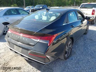 2024 Hyundai Elantra Limited with VIN KMHLP4DG3RU838399, listed as a IAAI auction lot 41988552 with 21,410 mi miles. Bid and sale history available at carsss.com. Image 4.