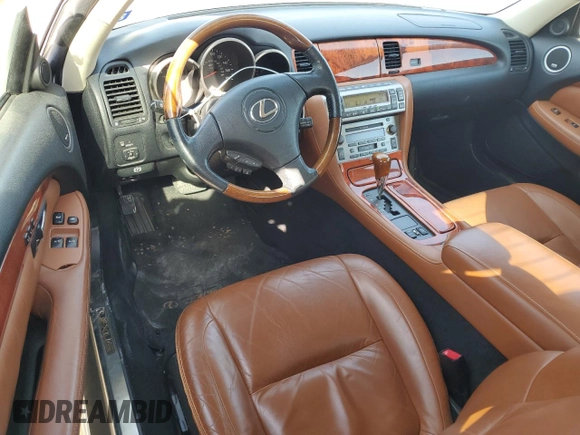 2002 Lexus SC 430 with VIN JTHFN48Y920003543, listed as a Copart auction lot 53055855 with 110,847 mi miles and Clean title. Bid and sale history available at DreamBid. Image 8.