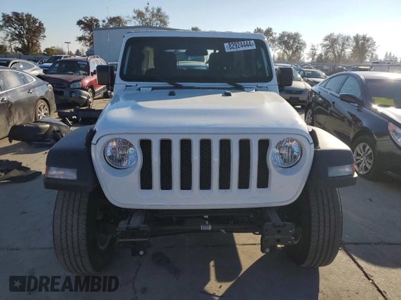 2022 Jeep Wrangler Unlimited Sport S with VIN 1C4HJXDN1NW150976, listed as a Copart auction lot 82924444 with 41,765 mi miles and Salvage Title. Bid and sale history available at carsss.com. Image 5.