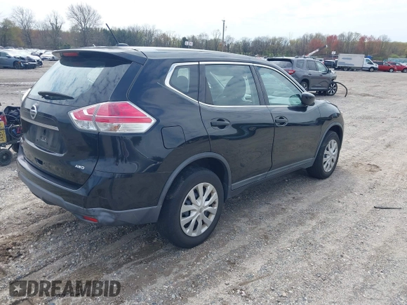 2016 Nissan Rogue S with VIN KNMAT2MV1GP633816, listed as a IAAI auction lot 42027961 with 165,430 mi miles and . Bid and sale history available at carsss.com. Image 4.